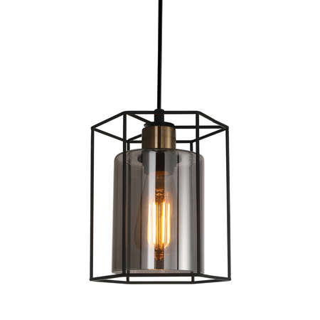 Lampa wisząca Italux PND-78901-1-BK+SG Kalula