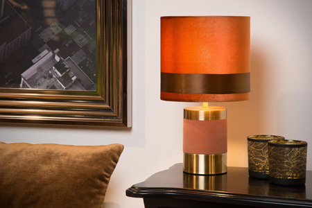 Lampa stołowa Lucide EXTRAVAGANZA FRIZZLE 10500/81/43 brązowy