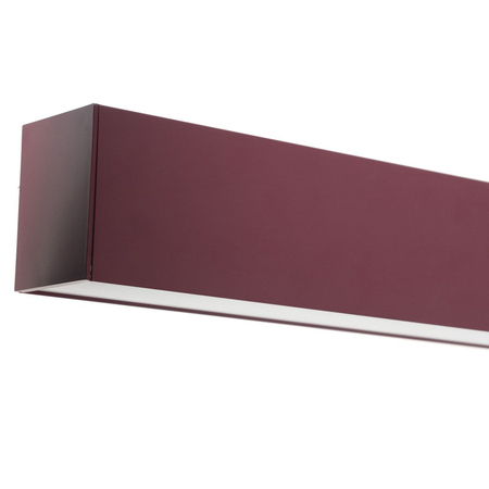 Oprawa liniowa LED Greenie Linea podwieszana 1200mm 40W czerwona obudowa NW