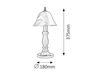 Lampa stołowa Rabalux Rustic 3 7092 brąz