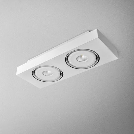 Lampa natynkowa AQForm Sleek Distance 111 x 2 Qrled Surface Biały Struktura