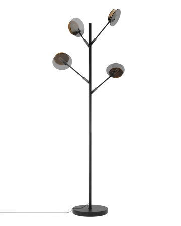 Lampa podłogowa By Rydens Turno 4100960-4002 matowy czarny