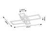 Lampa sufitowa Rabalux Ashton 6590 chrom satyna