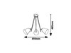 Lampa wisząca Rabalux Alder 5376 czarny