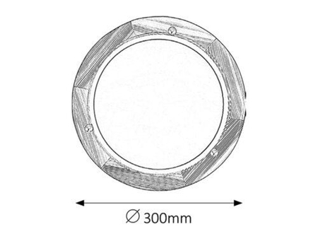 Lampa sufitowa Rabalux Ufo 5411 naturalny