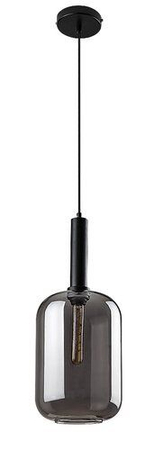 Lampa wisząca Rabalux Lissandra 72101 czarny matowy