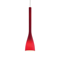 Lampa wisząca Ideal Lux 035673 Flut SP1 BIG Rosso