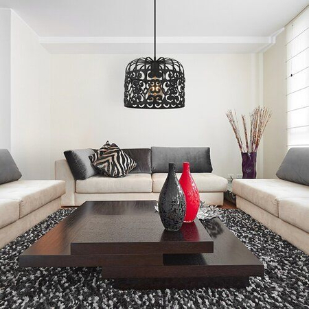 Lampa wisząca Rabalux Alessandra 2156 czarny matowy