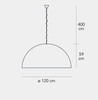 Lampa wisząca Fontana Arte F556180375NENE Avico