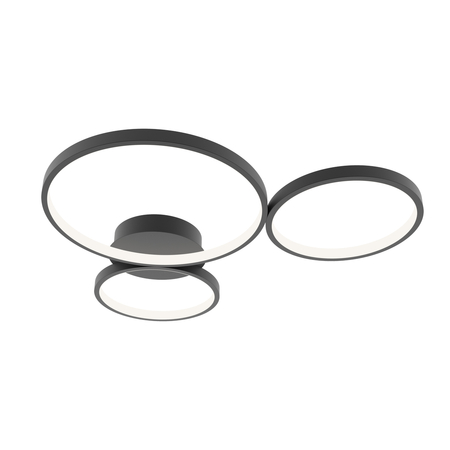 Lampa sufitowa Italux SPL-20452-3-BK Czarny