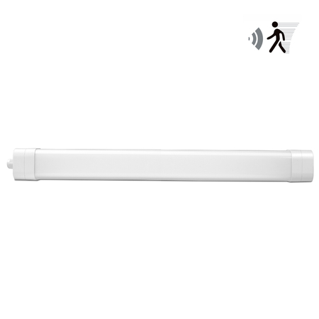 Lampa liniowa hermetyczna LED Greenie Senso+ 60W 140lm/W typu Triproof z czujnikiem mikrofalowym