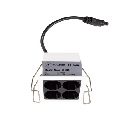 MAXLIGHT H0135 OPRAWA WPUSTOWA X-LINE, DO SKOMPLETOWANIA Z TRAFO HT0135