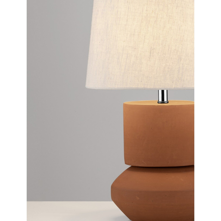 Lampa stołowa Luces Exclusivas VILESTO LE45289 brązowy i odcienie brązu, beżowy