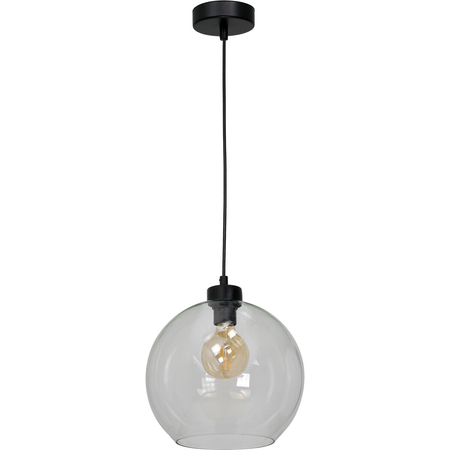 Milagro Lampa wisząca SOFIA CLEAR 1xE27 MLP6576 CZARNY