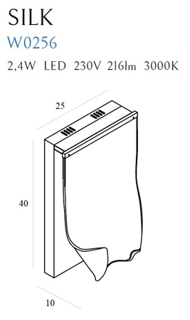 Kinkiet Maxlight W0256 chrom