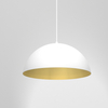 Milagro Lampa wisząca Beta 1xE27 35cm Biały/Złoty MLP7897 BIEL / ZŁOTY