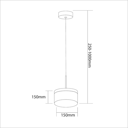 Milagro Lampa wisząca ELEGANCE 9W LED ML0995 ZŁOTY