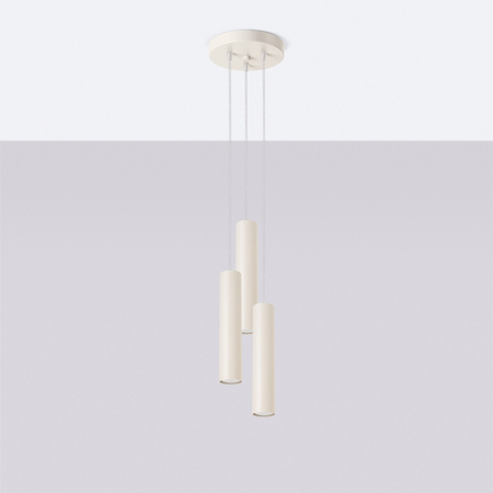 Sollux Lighting Lampa wisząca LAGOS 3P beżowa SL.1482