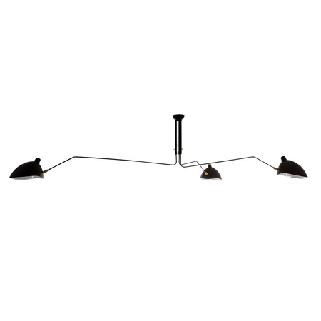 Lampa sufitowa Italux MDE610-3 Davis Czarna