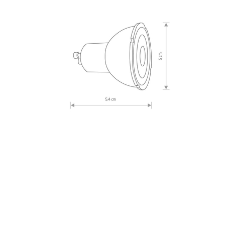 Żarówka REFLECTOR LED, GU10, R50, 7W Nowodvorski 9180 biały