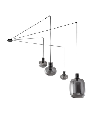 Lampa wisząca Luces Exclusivas PADRE czarny LE42632