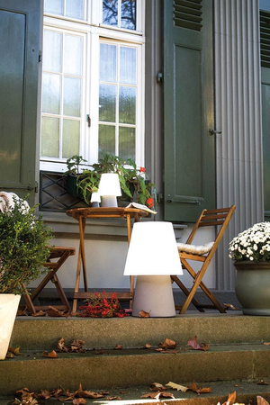 Lampa solarna No.1 zewnętrzna ogrodowa przenośna 2900K Biała ciepła 60cm, piaskowy 32529S