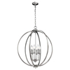 Lampa wisząca Elstead Lighting Corinne szary FE-CORINNE-6P-L