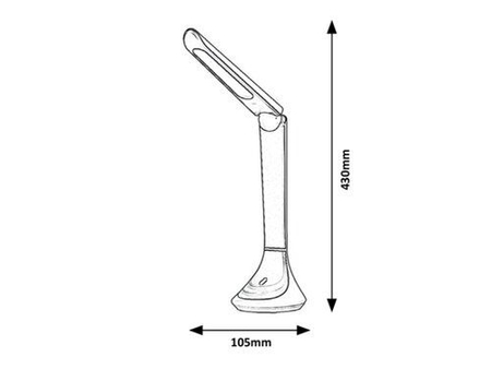 Lampa stołowa Rabalux Balor 3958 czarny