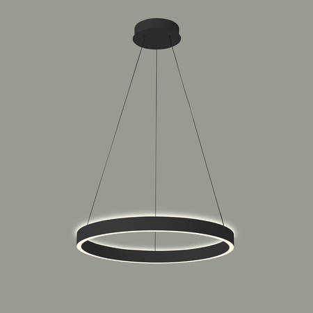 Lampa wisząca Italux PND-56215D-080RPC-BK-3KS4K-TRDIMM Czarny