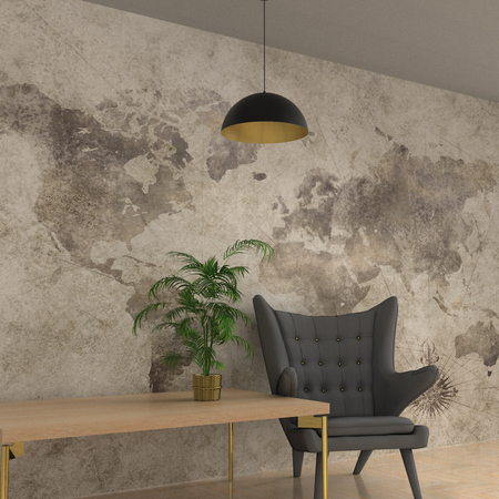 Milagro Lampa wisząca BETA BLACK/GOLD 1xE27 45cm MLP7973 CZARNY / ZŁOTY