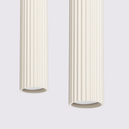 Sollux Lighting Lampa wisząca KARBON 2 beżowy SL.1593