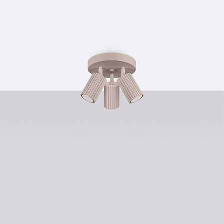 Sollux Lighting Plafon KARBON 3P taupe SL.1768