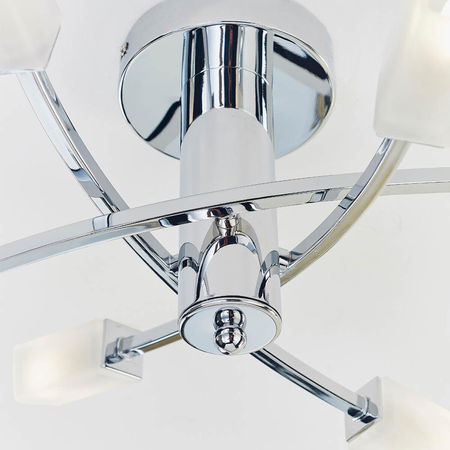 Lampa sufitowa Endon Lighting Havana 146-6CH chrom
