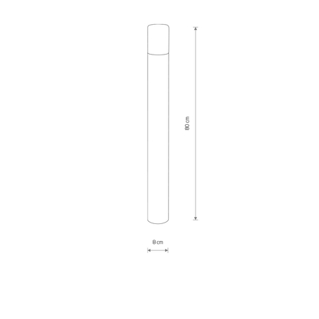 Lampa zewnętrzna Nowodvorski IDA 11373 Czarny