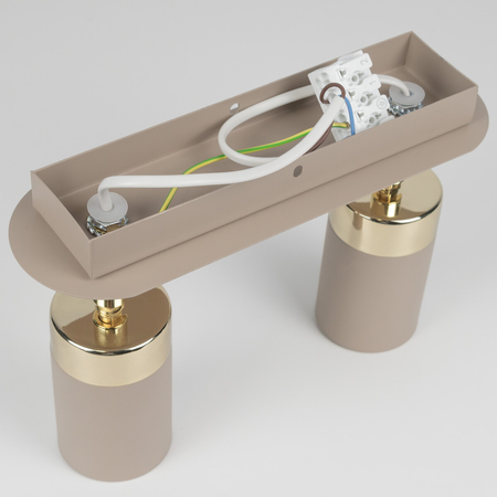 Milagro Lampa sufitowa JOKER CASHMERE/GOLD 2xGU10 MLP2329 KASZMIR