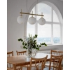 By Rydens Lampa wisząca Bellagio mosiądz/biały 4202540-5000