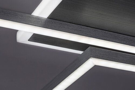 Lampa sufitowa Rabalux Benedick 71015 srebrny/ szczotkowane aluminium