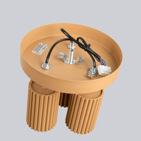 Sollux Lighting Plafon KARBON 3P złoty SL.1563