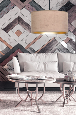 Lampa wisząca HILDE 1 BL ROSE Emibig 1053/1 różowy