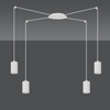 Lampa wisząca TRAKER 4 WH/WHITE Emibig 525/4 biały
