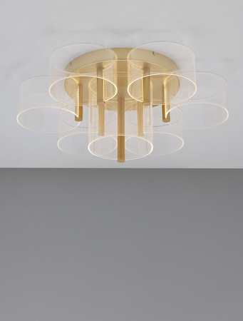 Lampa sufitowa Luces Exclusivas TUNAS złoty LE42743