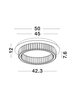 Lampa sufitowa Luces Exclusivas BAUTA srebrny LE42918