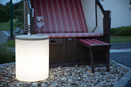 Bęben LED Lampa zewnętrzna ogrodowa 2700K Biała ciepła Ø37 32359W biały