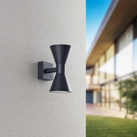 Kinkiet zewnętrzny Trio 212560232 czarny