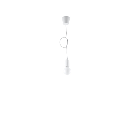 Sollux Lighting Lampa wisząca DIEGO 1 biała SL.0569