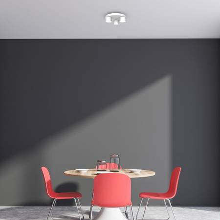 Milagro Lampa sufitowa Dixie 3xGX53 Biały MLP7541 BIAŁY