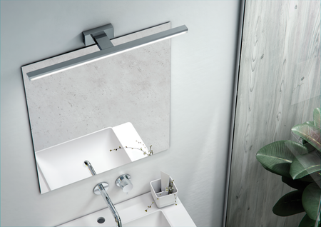 Lampa łazienkowa TIWALL chrom LED 8W 300mm 4000K IP44