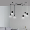 Lampa wisząca TRAKER 6 BL/BLACK Emibig 524/6 czarny