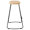 Krzesło barowe RAW czarne / naturalne