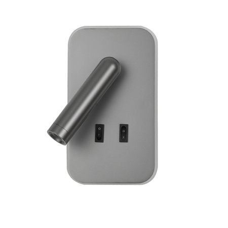 Kinkiet Italux WL-83957-1-GR Szary